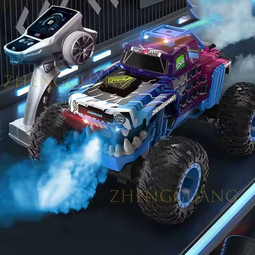 [16771] Carro 4x4 Monster Truck, RC 2.4Ghz, Recargable, Luces y Spray 8KMH Juguetes 2408091TY