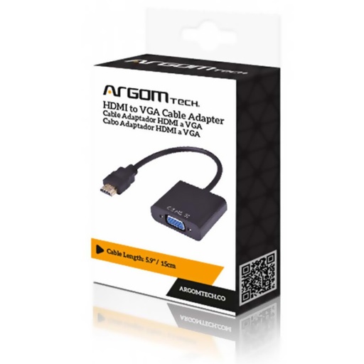 [3567] Adaptador Argom HDMI a VGA - ARG-CB-0055