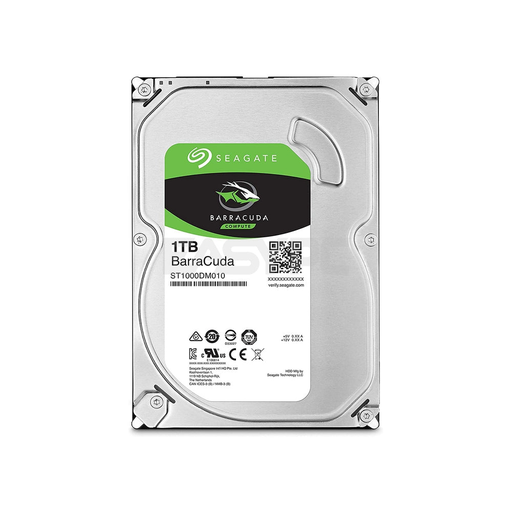 [10860] Disco Duro HDD SEGATE BARRACUDA 1TB 7.2K 6GBPS Con bandejas + Cable de datos