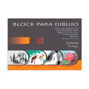 Block de papel para Dibujo 33.5 X 24 - 20 Hojas Pequeño 130G