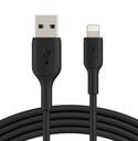 Cable Belkin Boost, iPhone/iPad Lightning a USB-A, 2 Metros, Certificación MFi, Negro, CAA001bt2MBK