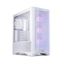 Case Lian Li Lancool II Mesh C RGB, ATX, Modular, Dual Tempred Glass, Snow White - G99.LAN2MRS.50