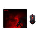 Combo Mouse Gaming Wireless M601WL-BA 2400 DPI LED Backlit & Mouse Pad  Redragon