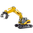 Excavadora con garra, Control Remoto 2.4Ghz, Recargable, 16Ch, Full Control, HULNA Juguetes - 1609-323TY