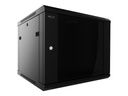 Gabinete Nexx NPC-P12U65B Nexxt  instalable en pared RAL 9005, negro barniz 12U 19"