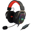 Headset Redragon H510 Zeus X RGB - USB - 7.1 Envolvente Virtual - Almohadillas suave Memory Foam