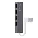 Hub Belkin Ultra Slim, 4 puertos USB 2.0 F4U042BT