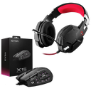 KIT Mouse Gaming EVGA X15 + Headset Trust GTX 322