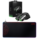 KIT Mouse Gaming EVGA X17 + Mousepad  RGB XL Prime XPG