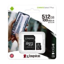 Memoria Micro SD Kingston 512GB C10 CANVAS Select plus SDCS2/512GB