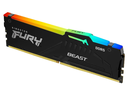 MEMORIA RAM, KINGSTON FURY 32GB 5600MT/s DDR5 CL40 DIMM Beast RGB, KF556C40BBA-32