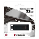 Memoria USB-C Kingston DataTraveler 70 - flash drive - 32 GB - TYPE C 3.2 Gen 1 DT70/32GB